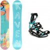 Raven Anna snowboard + Raven Fastec FT360 black/mint viazanie - 138 cm + S (EU 35-40)