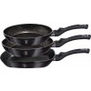 BerlingerHaus sada panvíc s mramorovým povrchom 3ks BH-6904 Carbon PRO Line