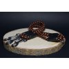 Palkar vodítko roztrojka pre psov 40 cm x 8 mm čierno-oranžová (Palkar vodítko roztrojka pre psov 40 cm x 8 mm čierno-oranžová)