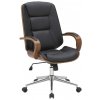 Kancelárske kreslo Yankton, orech/čierna