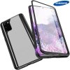 Luxria Double Glass Magnetic - Čierne presklené magnetické púzdro pre Samsung Samsung: Galaxy A53