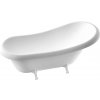 Marmorin FAMA voľne stojaca vaňa z liateho mramoru, biela mat 173 x 82,5 cm P_W_031_01_1730 Mat