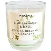 Vonná sviečka v skle PROVENCE 30 hodín limetka, bergamot a bazalka