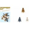 DEKORÁCIE DREVENÉ VIANOČNÉ STROMČEKY 24 KS MFP
