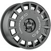 Oz Rally Racing DG 8x17 5x114.3 ET45 DARK GRAPHITE SILVER LETTERING