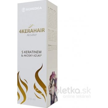 Biomedica 4KƎRAHAIR Aktivátor s keratínom & Akosky Azuki 210 ml