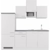 Flex-Well Kuchyňa Joelina 210 cm/typ 8 - chladnička/varná doska/mikrovlnka