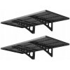 VEVOR Nástenné police 2ks 121,9x50,3CM 127KG na policu Garážový regál