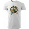 Basketbal komiks - Klasické pánske tričko vyššej gramáže - XS ( Biela )