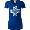 Zdravotné kríž veci - Dámske tričko z organickej bavlny Origin (GOTS) - XL ( Kráľovská modrá )