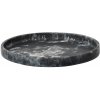 Ferm Living Dekoratívna okrúhla tácka Mist Charcoal 30 cm