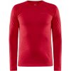 Craft CORE Dry Active Comfort, Red Veľkosť: S Pánska funkčná bielizeň s dlhým rukávom