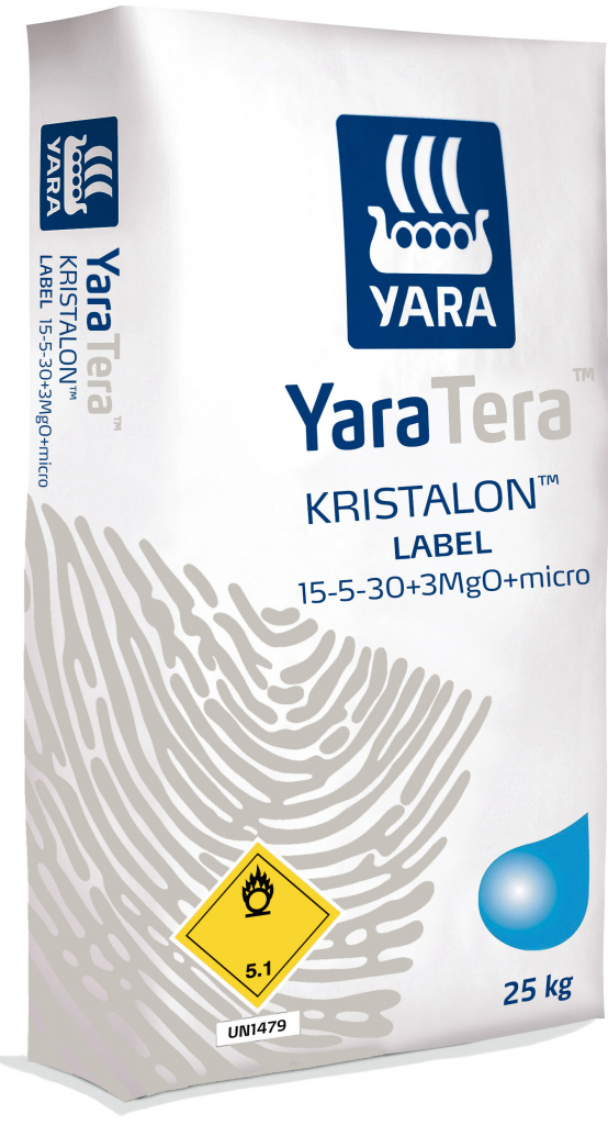 Yara Kristalon Biely 15-05-30+3MgO+ME 25 kg
