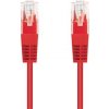 Kabel C-TECH patchcord Cat5e, UTP, červený, 0, 25m CB-PP5-025R