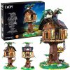 STAVEBNÉ KOCKY CADA TREE HOUSE LIBRARY KNIŽNICA V DOMČEKU NA STROME