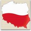 Vymalujsisam.sk Diamantovanie podľa čísiel - Mapa Poľsko Veľkosť: 50x50cm, Rám: Na plastovej doske, Diamanty: Hranaté