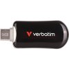 Verbatim USB flash disk, USB C, 64GB, Plectra, čierny, 30224, USB C
