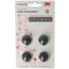 Swissten káblový management - klipy na káble, 4 ks 88801411