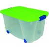 EU úložný box s kolieskami 60 x 40 x 32 cm 76L mix farieb