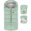 PETITEMARS PETITE&MARS Set zimný fusak Jibot 3v1 + rukavice na kočík Jasie Pale Eucalypt