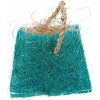 Trixie Taštička s kokosovým vláknom - hračka pre hlodavce, sisal, 10 x 13 cm, modrá