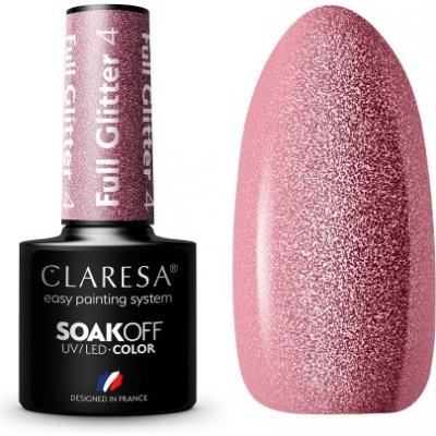 Claresa Gél lak FULL GLITTER 4 5g