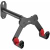 Maclean MC-457 Nástenný držiak na bicykle s 2 háčikmi Horizontálny nástenný držiak na bicykle Max. zaťaženie 25 kg, nastaviteľný rozstup ramien 45°