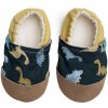 Detské papučky TITOT dinosaury Yellow Dino, veľkosť 27, vložka 17,2 cm