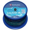 VERBATIM CD-R(50-Pack)Spindl/Crystal/DLP/52x/700MB 43343
