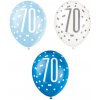 Balóny 70 Glitz Blue 30cm 6ks