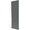 Mexen Next L, 1-krídlová vaňová zástena 60 x 150 cm, 6mm šedé sklo, ružové zlato profil, 895-060-000-03-40-60