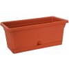 Kvetináč ICS MELISSA 40x20x16 cm, 6 lit, truhlík, s podložkou