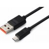 XTAR USB-A na micro USB kábel 80cm čierny, 2.4A, podpora Quick Charge 3.0