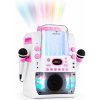 Auna Kara Liquida BT karaoke zariadenie, svetelná show, vodná fontána, bluetooth, biela/ružová farba (MG3-KaraLiquida BTwp)