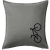 Bicykel na výšku - Vankúš 50x50 - 50x50 - Iba poťah ( Tmavosivý melír )