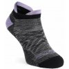 Darn Tough dámske ponožky W Run No Show Tab Ultra-Lightweight With Cushion sivá/fialová