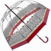 Fulton dámsky priehľadný dáždnik Birdcage 2 ART DECO L042