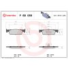 Sada brzdových platničiek, vždy 4 kusy v sade BREMBO P 68 059 (P68059)