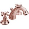 Reitano Rubinetteria Antea Trojprvková umývadlová batéria s výtokom, ružové zlato 3027