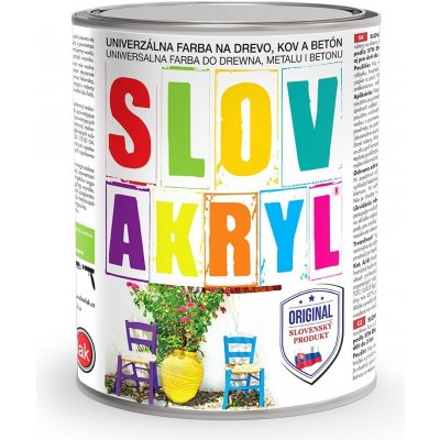 Farba Slovakryl 0750 oranžový 0,75kg