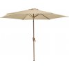ROJAPLAST Slnečník naklápací WOOD, béžový, 3 m