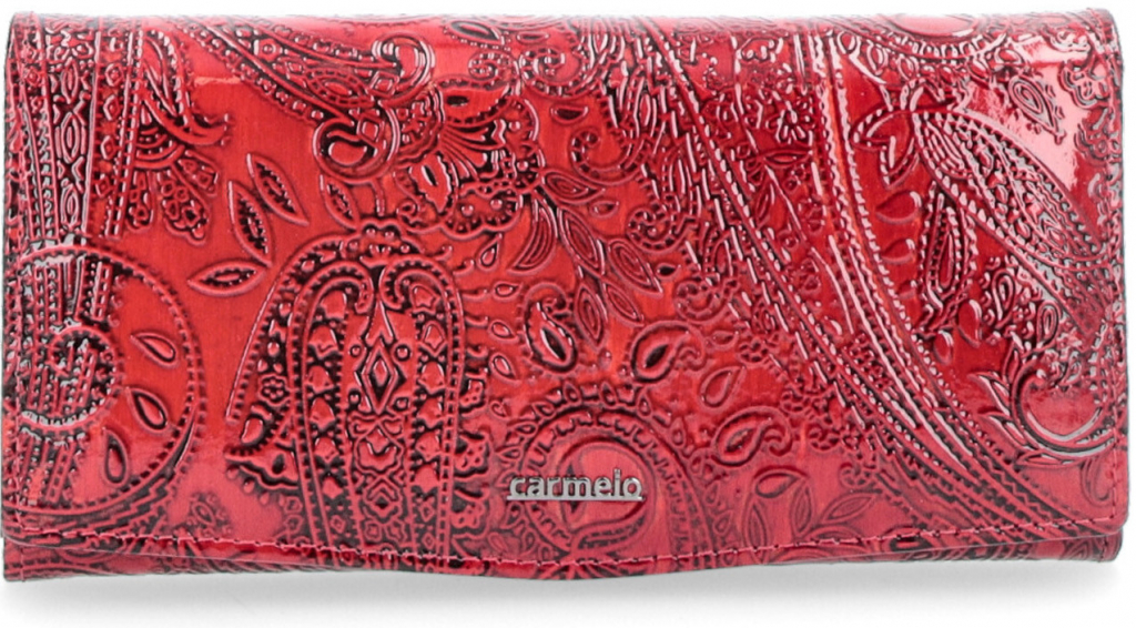 Carmelo peňaženka dámska 2109 Q CV červená