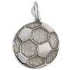 Strieborný prívesok futbalová lopta 15 mm