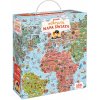 Puzzle CzuCzu Puzzle objaviteľa 300 dielikov Puzzle objaviteľa Mapa sveta 300 dielikov