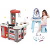 Set kuchynka elektronická Tefal Studio 360° XXL Bubble Smoby mrkvová a kozmetický stolík 2v1 Frozen Disney so stoličkou