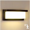 Brilagi | Brilagi-LED Vonkajšie nástenné svietidlo so senzorom BRICKY LED/12W/230V čern IP54 | BG1028