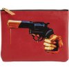Seletti Taška TOILETPAPER REVOLVER 21 x 15,5 cm červená