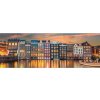 CLEMENTONI Panoramatické puzzle Ráno v Amsterdame 1000 dielikov