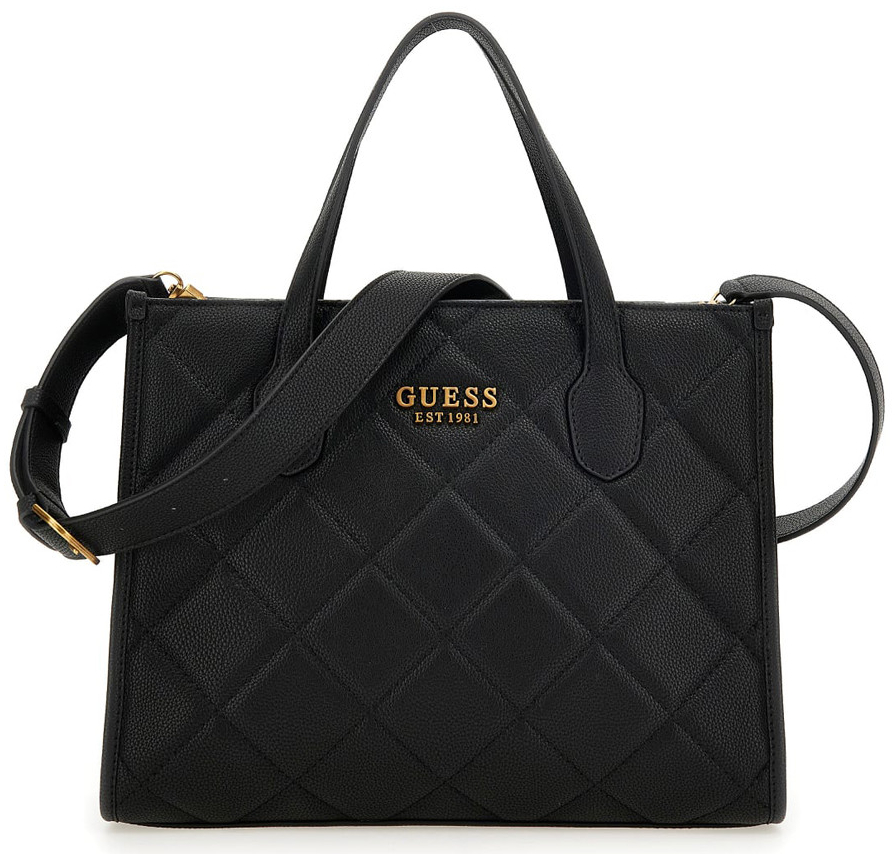 Guess SILVANA 2 COMPARTMENT TOTE HWQC8665220-BLA čierna