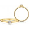 Sofia Diamonds zlatý zásnubný prsteň s diamantom UDRG47930Y H I1